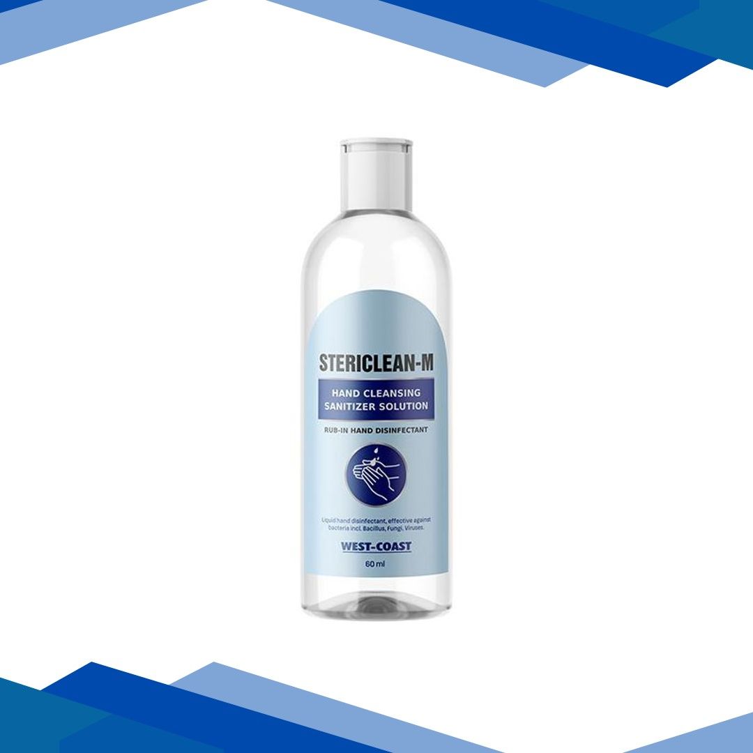 Stericlean-M Hand Cleansing Sanitizer Solution 60 ml