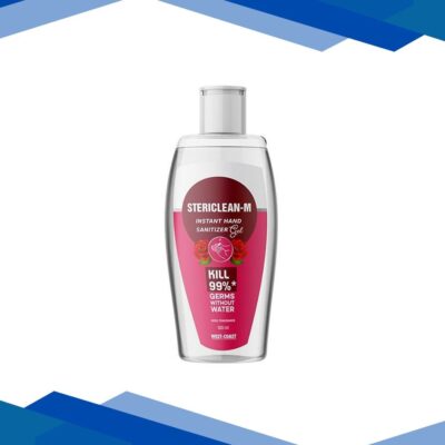 Stericlean-M Instant Hand Sanitizer Gel – Rose Flavour 100 ml