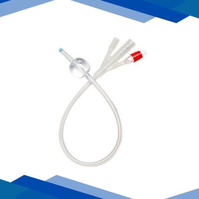 Sterimed 3 Way Silicon Foley Catheter (SMD 519) (FR – 24) 1’s