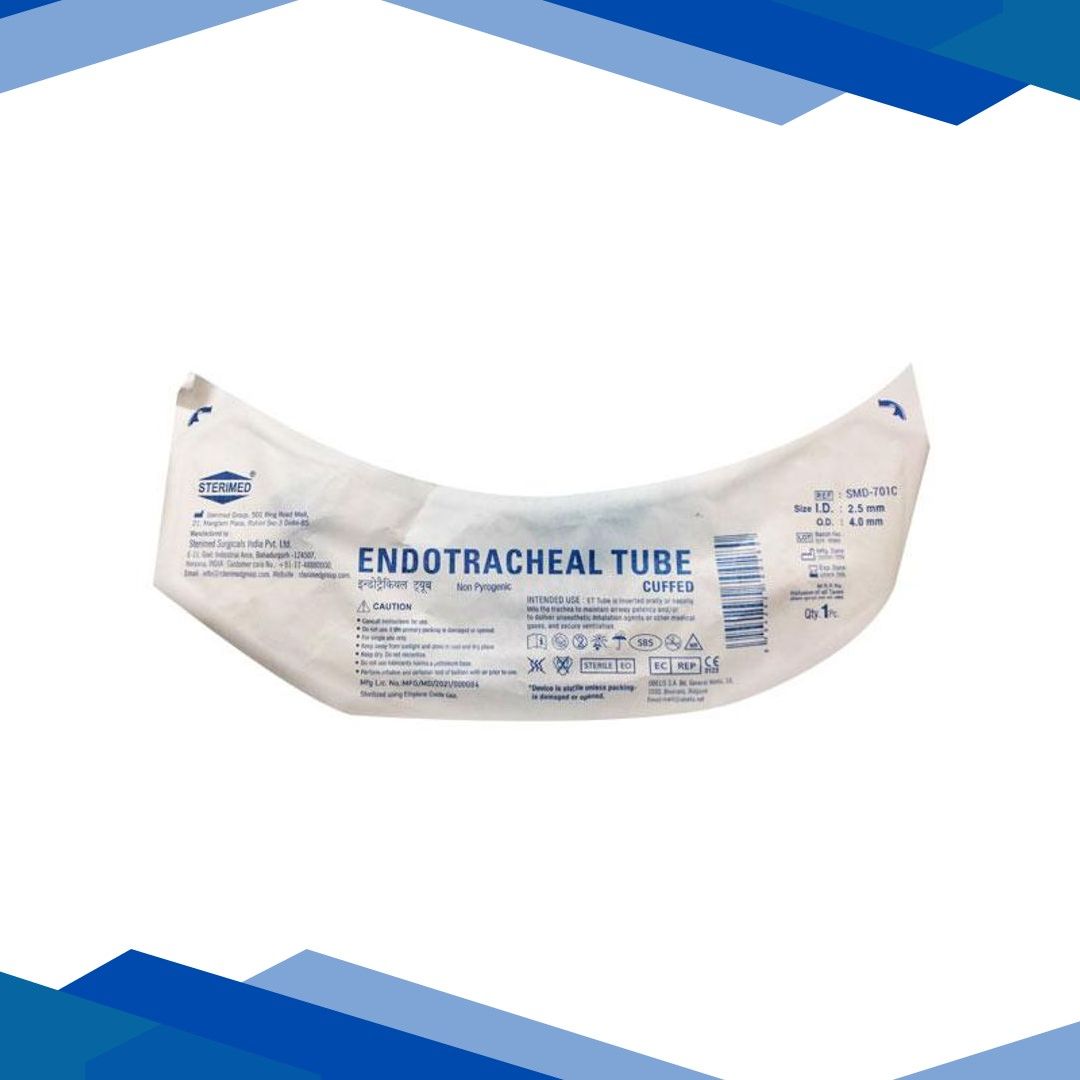 Sterimed Endotracheal Tube Cuffed (SMD 701C) 2.5mm 1’s