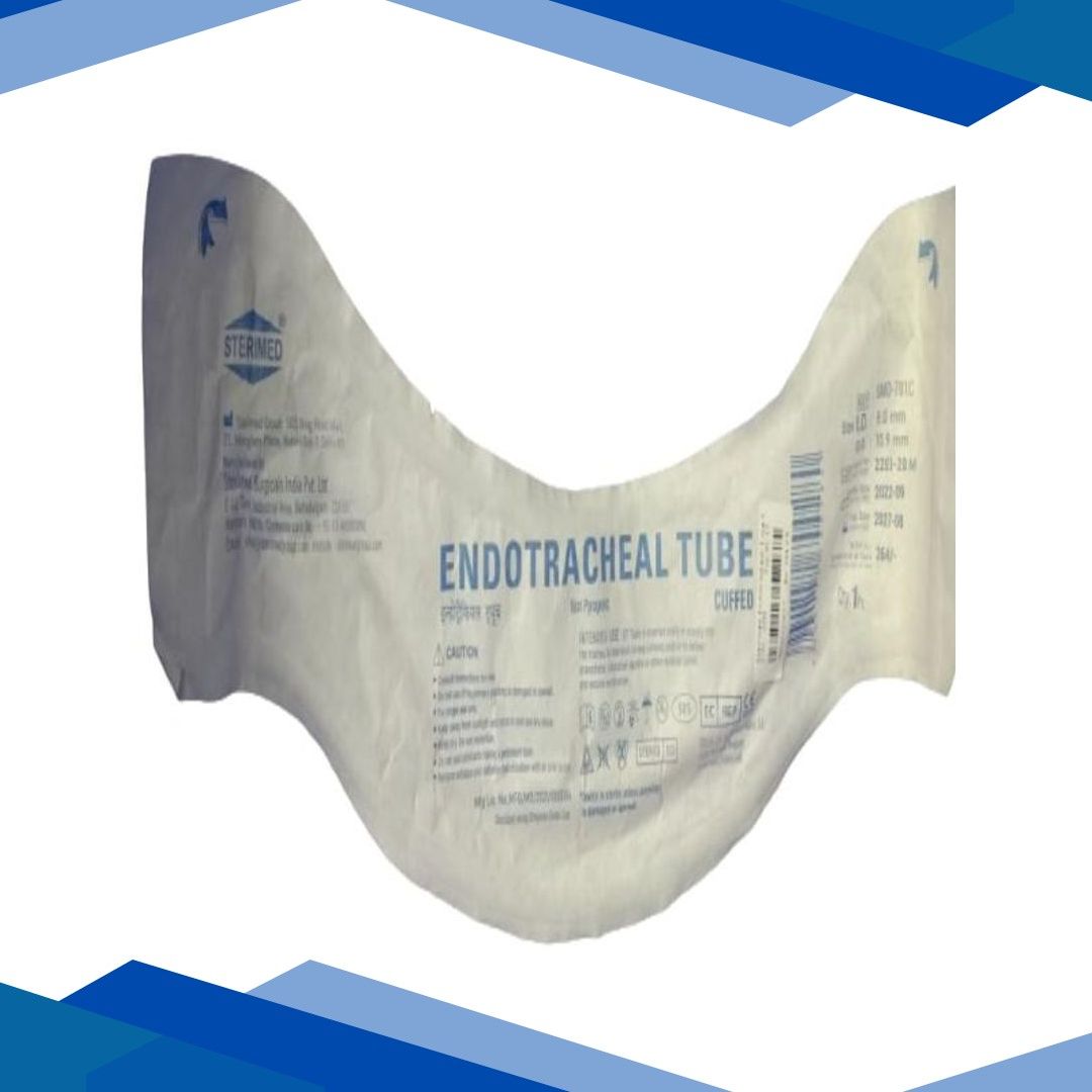 Sterimed Endotracheal Tube Cuffed (SMD 701C) 8.0 mm 1’s