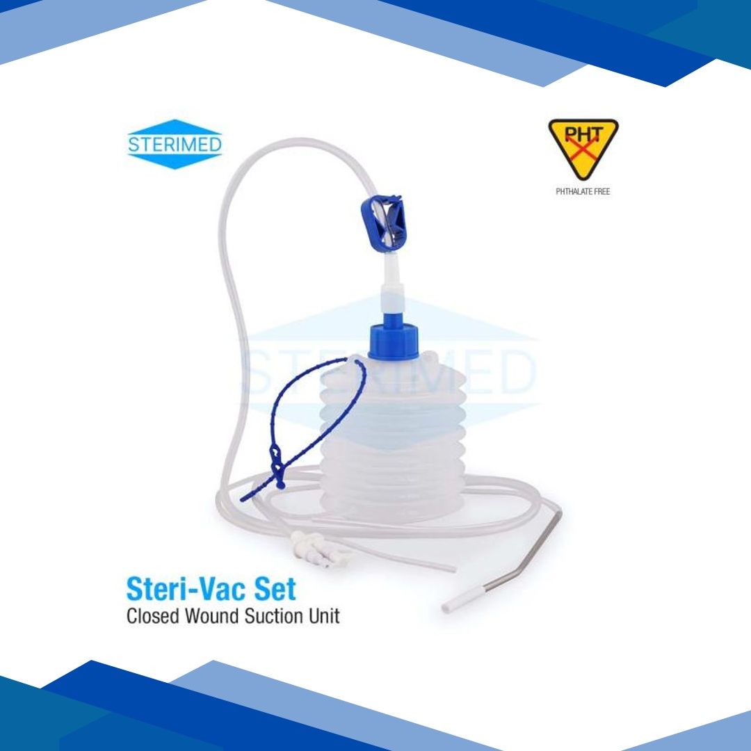 Sterimed Steri Vac Set Closed Wound Section Unit 500 ml (SMD 1003) (FG 16) 1’s