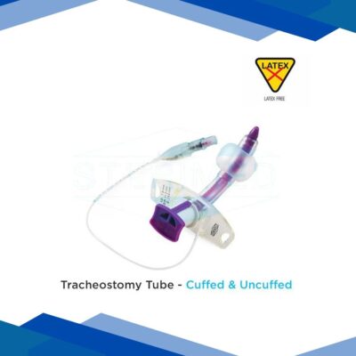 Sterimed Tracheostomy Tube Cuffed (SMD 702C) (4.0 mm) 1’s