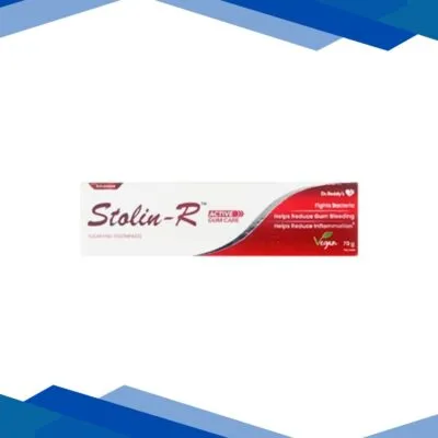 STOLIN R ACTIVE SUGAR FREE Tooth Paste 70g
