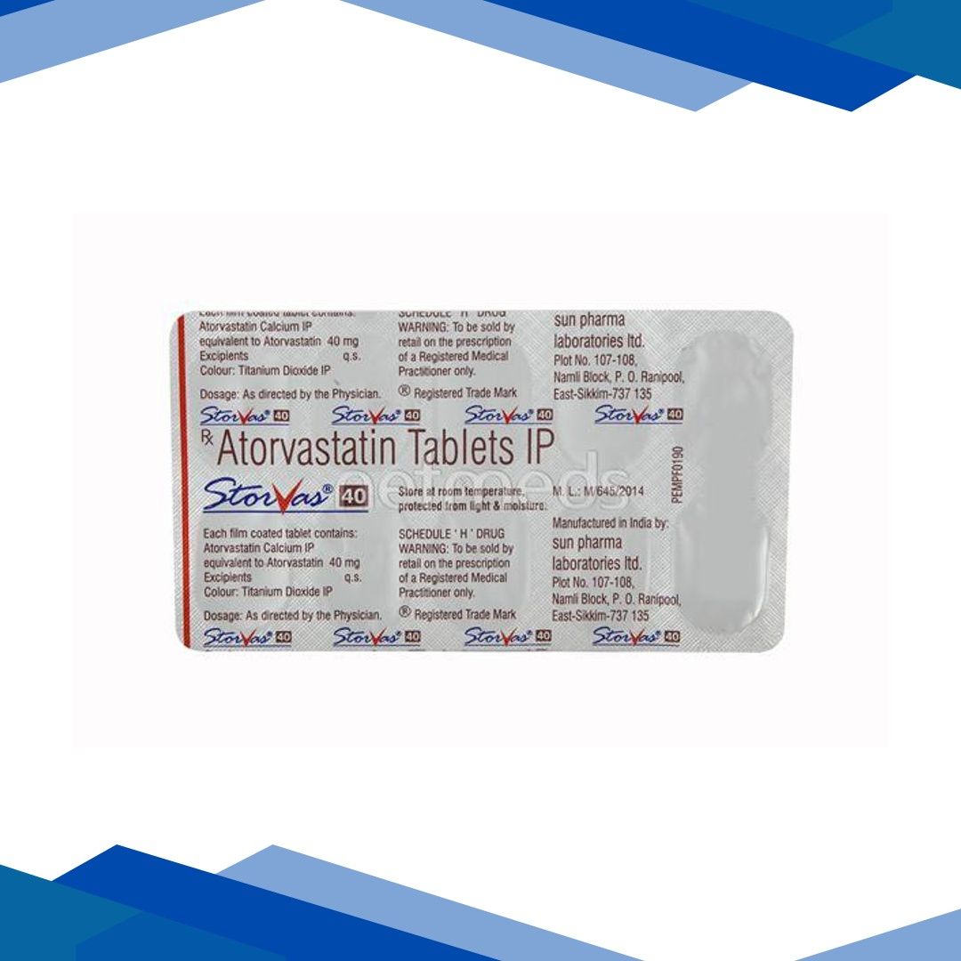 Storvas 40mg Tablet 10’S