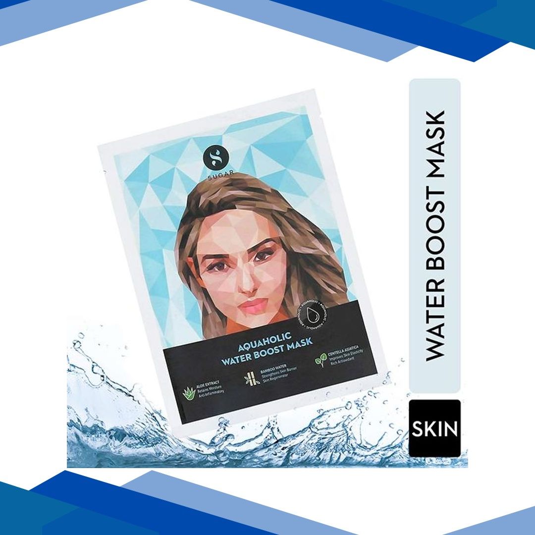 SUGAR Cosmetics Aquaholic Water Boost Mask 24 gm