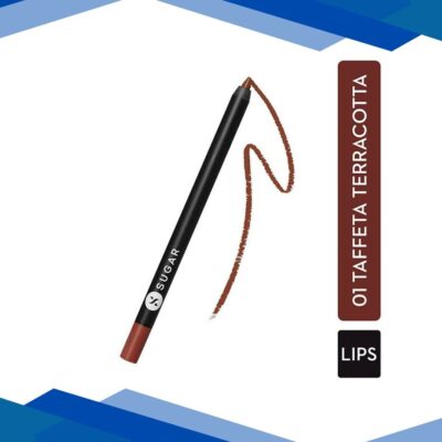SUGAR Cosmetics Lipping On The Edge Lip Liner – 01 Taffeta Terracotta 1.2 gm