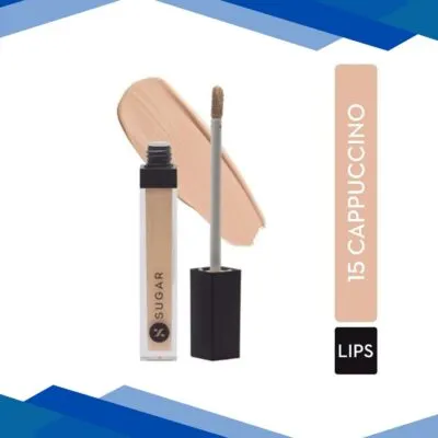 SUGAR Cosmetics Magic Wand Waterproof Concealer – 15 Cappuccino (Light Cool Undertone) 8.4 ML