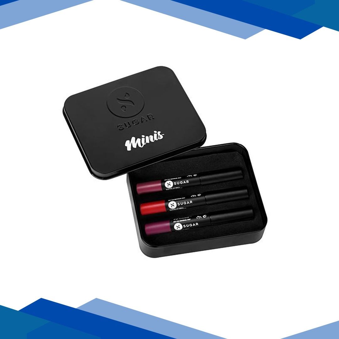 Sugar Cosmetics Matte As Hell Mini Sets – Bold 2.8gm each 3’s