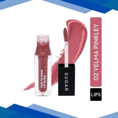 SUGAR Cosmetics Time To Shine Lip Gloss – 02 Velma Pinkley 4.5 ML