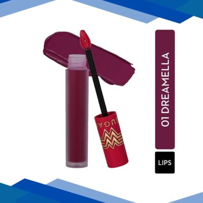 SUGAR Cosmetics X Wonder Woman 24 – Hr Lip Lacquer – 01 Dreamella 3.5 ml