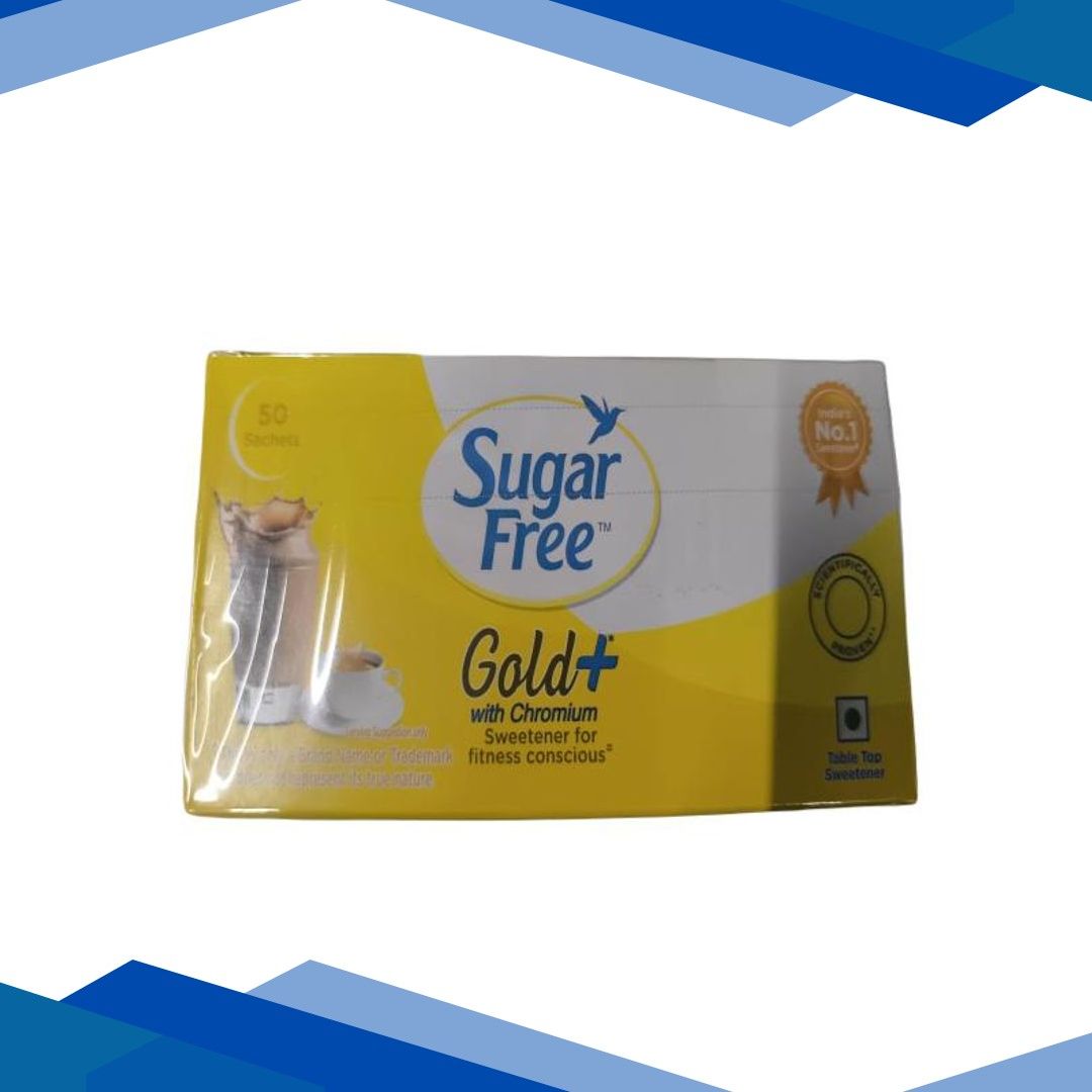 Sugar Free Gold + with Chromium Sachet 50’s