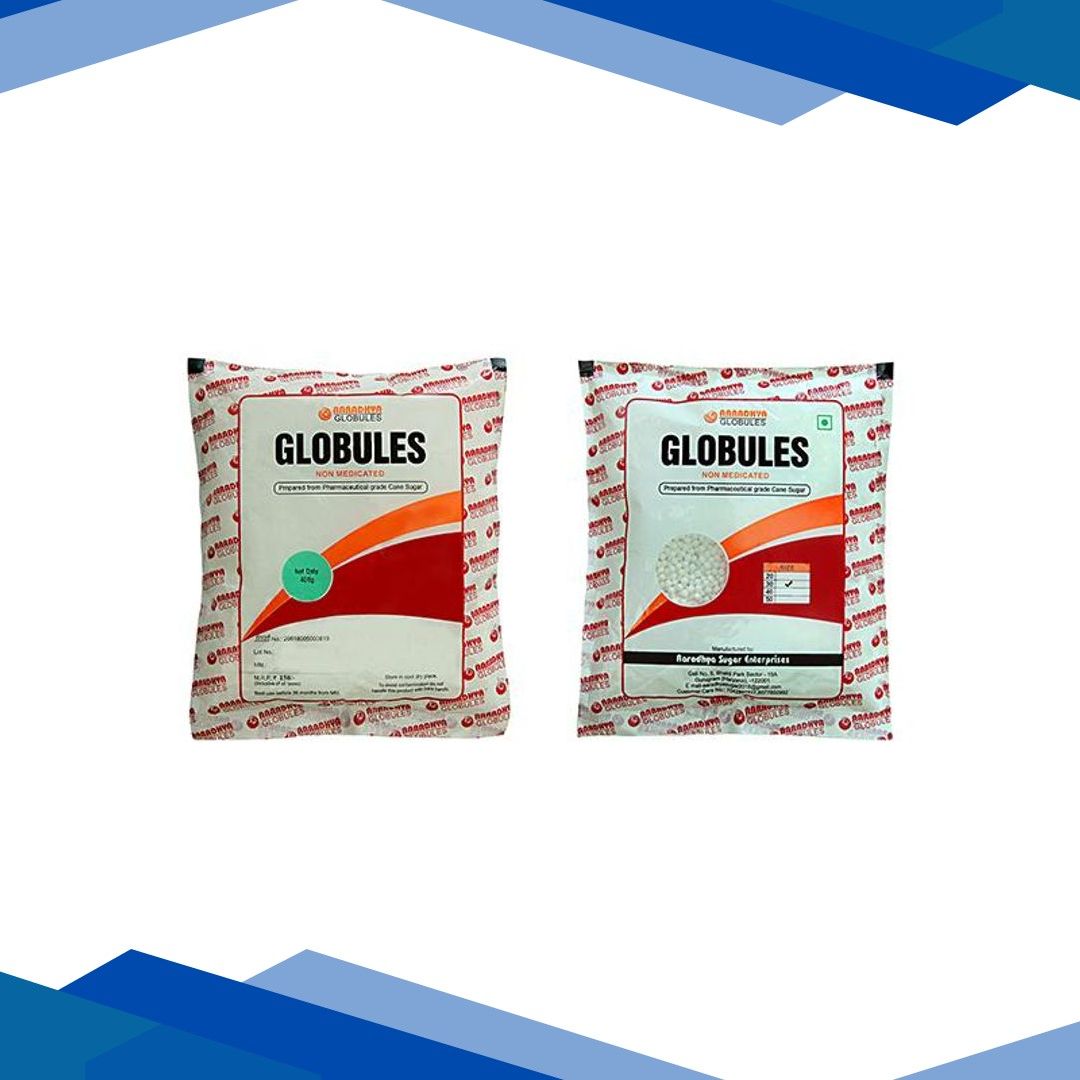 Sugar Globules Size 40 450 gm
