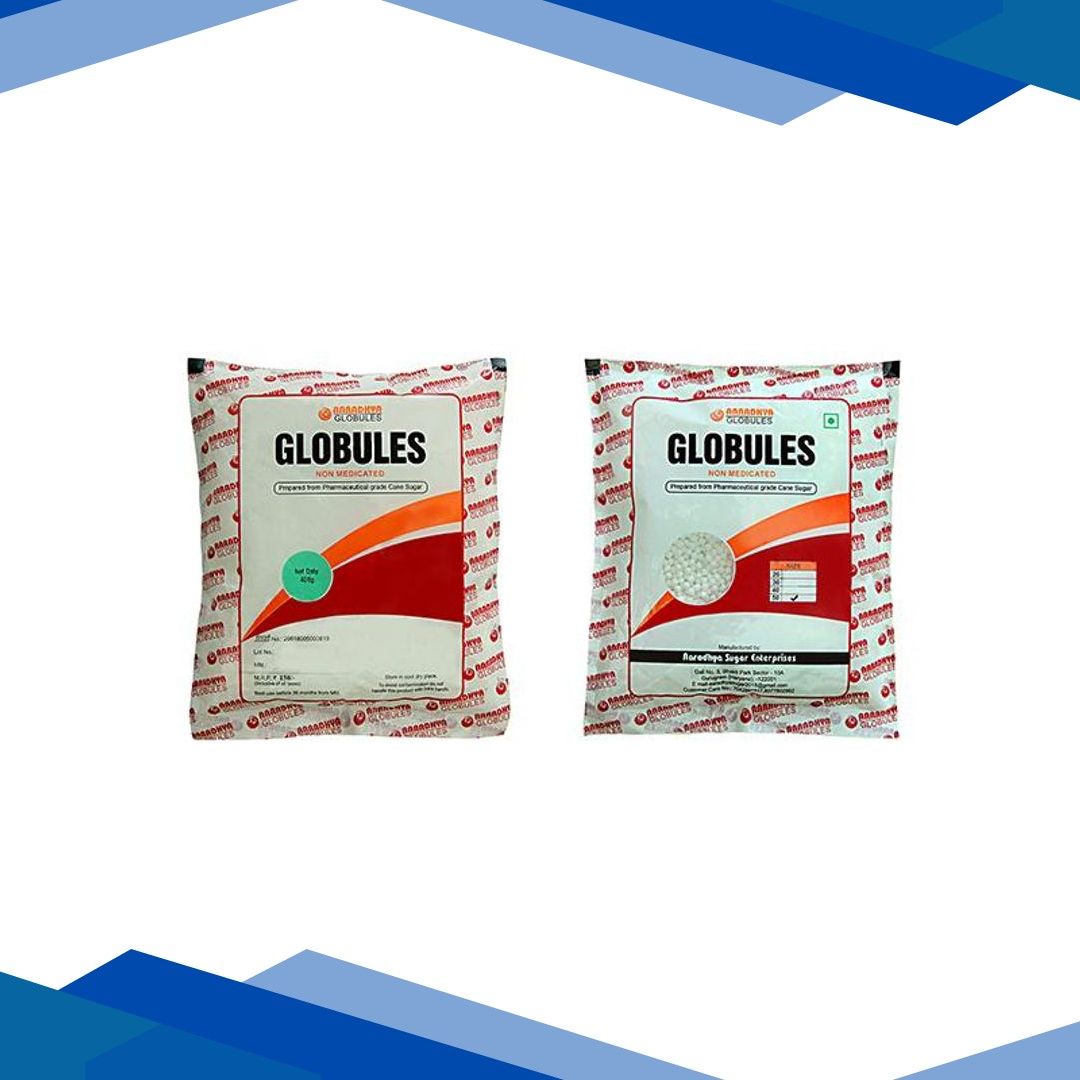 Sugar Globules Size 50 450 gm