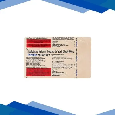 SUITGLIP M 50/1000 Tablet 10’s