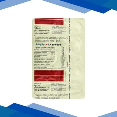 SUITGLIP M XR 100/500 Tablet 10’s