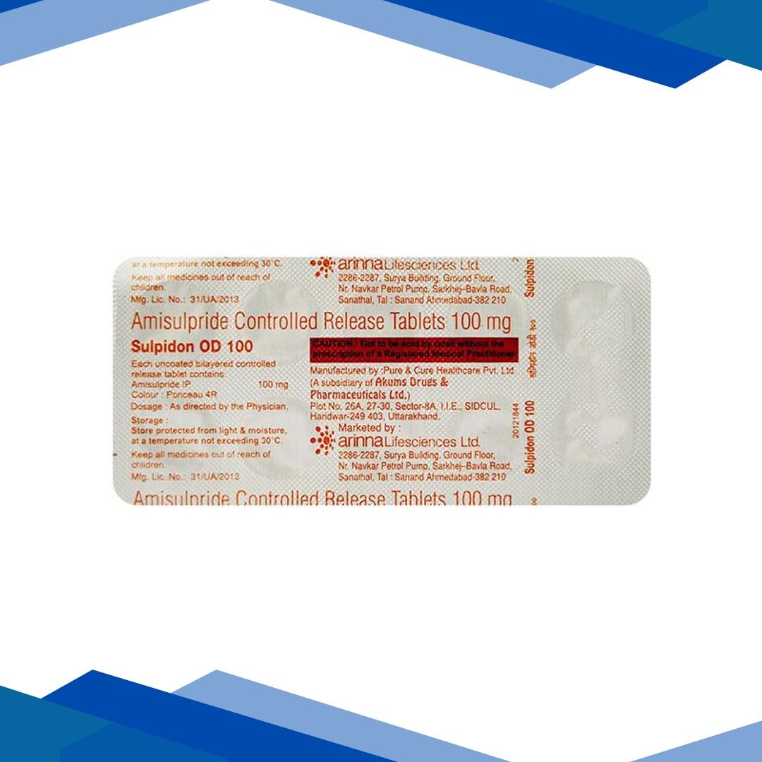 Sulpidon OD 100mg Tablet 10’S