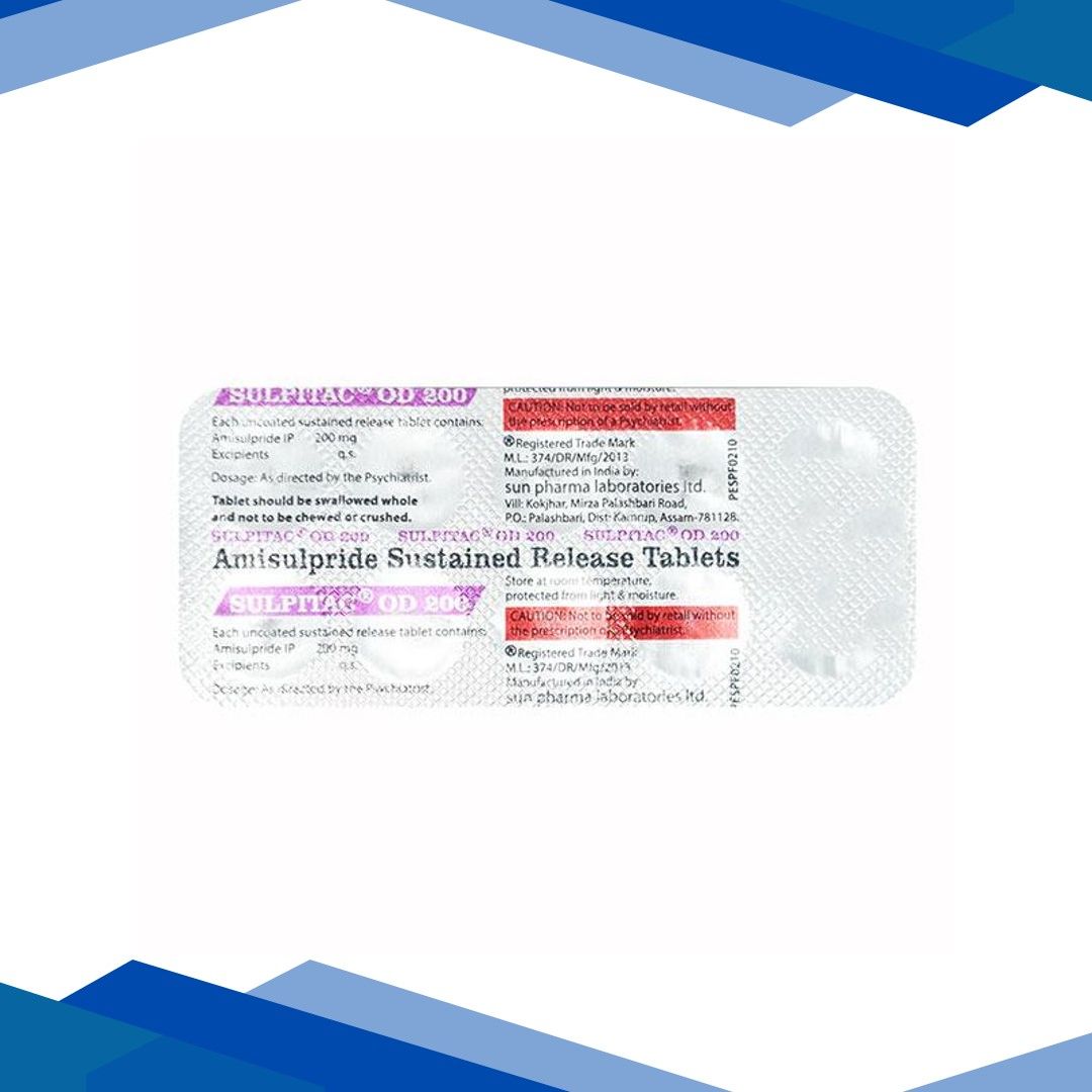 Sulpitac OD 200mg Tablet 10’S