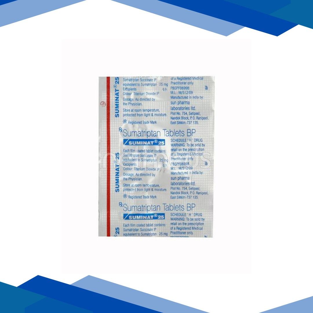 Suminat 25mg Tablet 1’s
