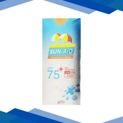 SUN AID SPF 75+ SUNCREEN Lotion 100gm