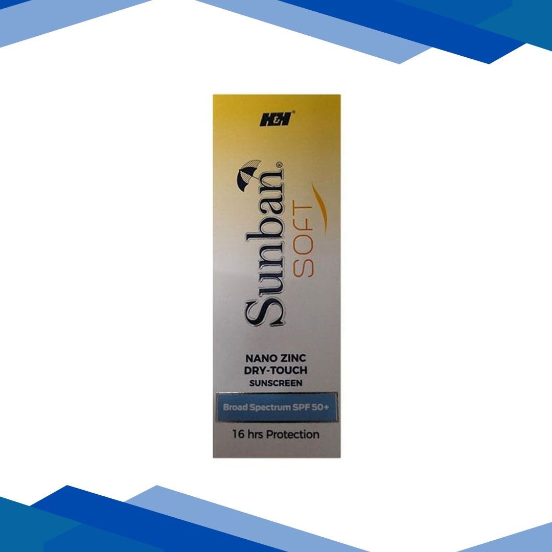 SUNBAN SOFT SPF50+ Sunscreen Gel 75gm