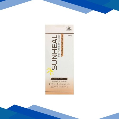 SUNHEAL SPF 50+ PA++++ UVA/UVB Ultra Matte Gel Sunscreen 50gm