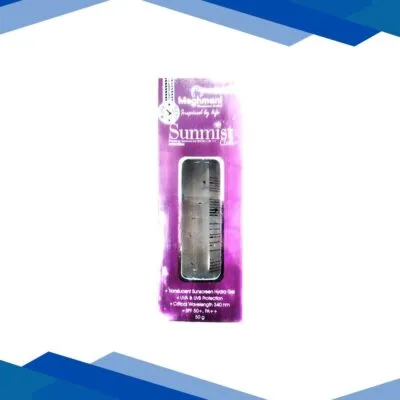 SUNMIST CLEAR TRANSLUCENT SPF 50+ PA++ Sunscreen Gel 50g