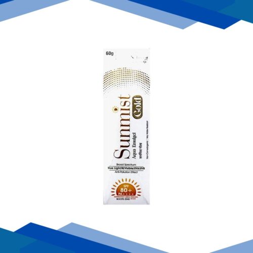 SUNMIST GOLD AQUA EMULGEL SPF 80+ PA++++ Sunscreen Gel 60g