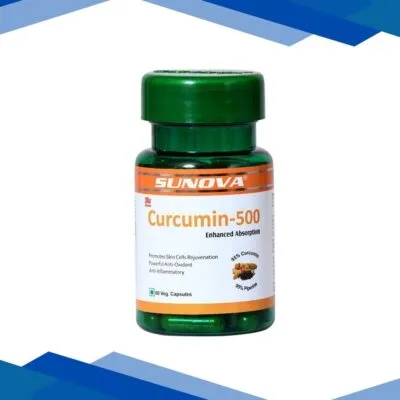 Sunova Curcumin-500 Veg capsule 60’s