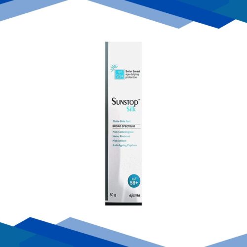 SUNSTOP SILK SPF 58+ MATTE SKIN FEEL BROAD SPECTRUM Sunscreen Gel 50g
