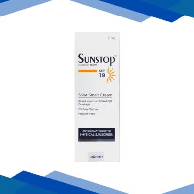 SUNSTOP SPF 19 UVA/UVB ANTIOXIDANT BOOSTED PHYSICAL SUNSCREEN Cream 60g