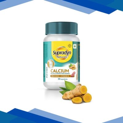 Supradyn Naturals Calcium Tablet – Turmeric + Vitamin D 30’s