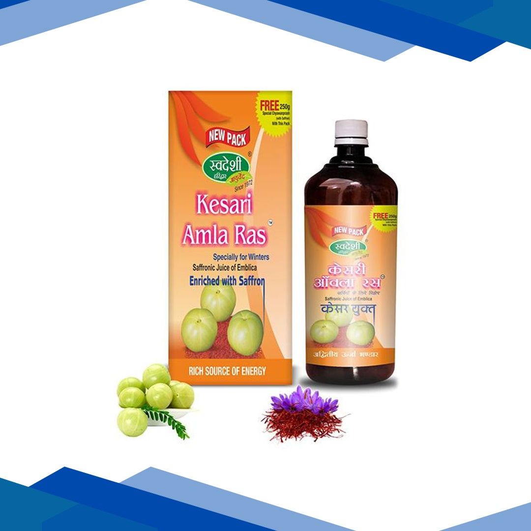 Swadeshi Ayurved Kesari Amla Ras Juice 1 litre