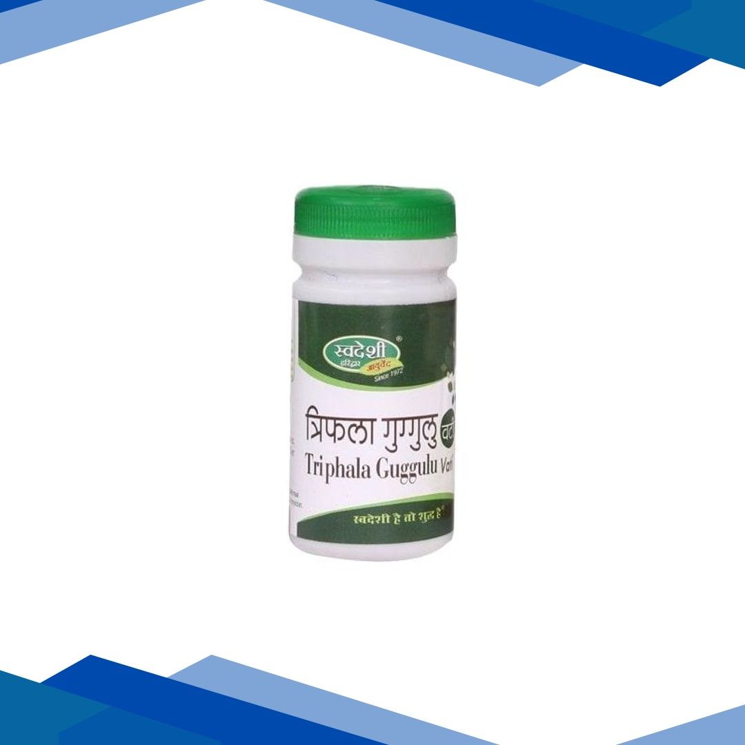 Swadeshi Triphala Guggulu Vati Tablet 80’s