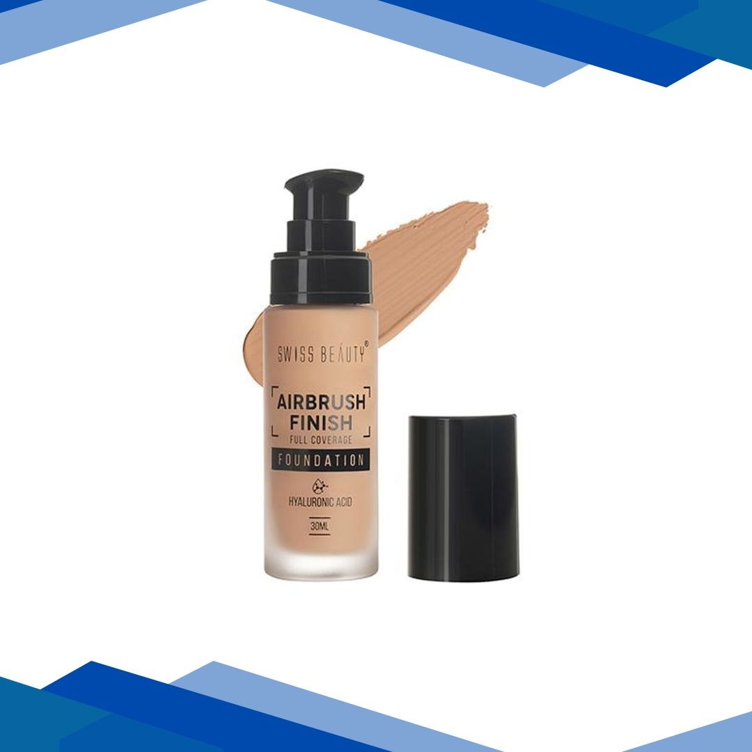 Swiss Beauty Airbrush Finish Lightweight Foundation Shade- Warm Sun 30 gm