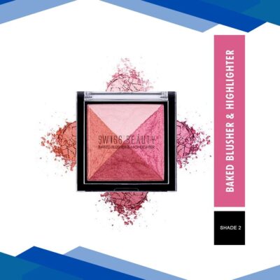 Swiss Beauty Baked Blusher & Highlighter – (Shade-2) 7 gm
