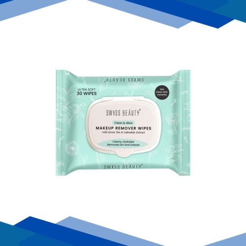Swiss Beauty Clean and Glow Makeup Remover Wipes, 30 Wipes 1’s