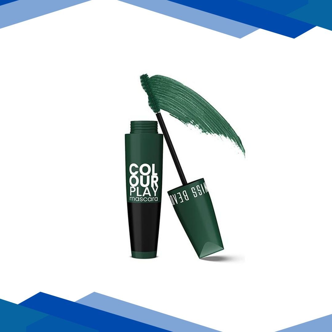 Swiss Beauty Colour Play Mascara -Green 6 ml
