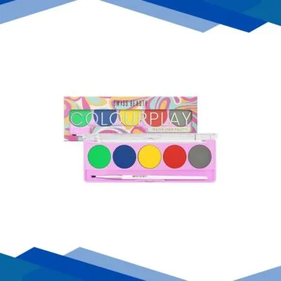 Swiss Beauty Colourplay Water Liner Palette-Midnight Party 5 gm