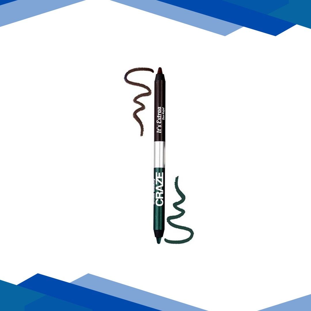Swiss Beauty Craze It’s Extraa Duo Kajal with Vitamin E, 2-In-1 Shades Dynasty (05) 2.6 gm