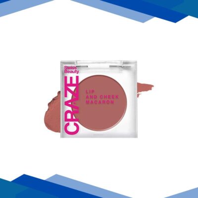 Swiss Beauty Craze Lip And Cheek Macaron Brown Pie 5 gm
