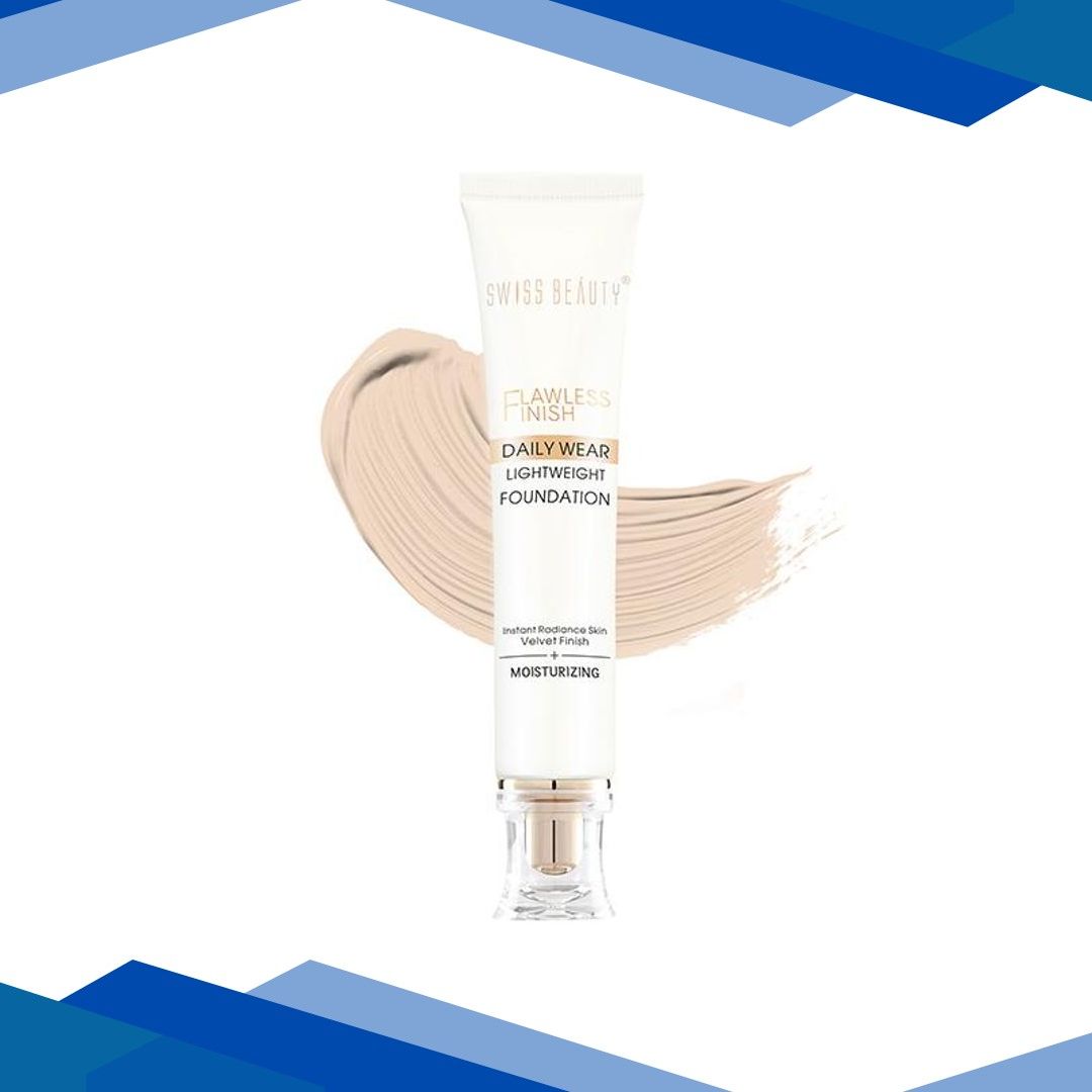 Swiss Beauty Daily Wear Light Weight Foundation – (White Ivory) 40 gm
