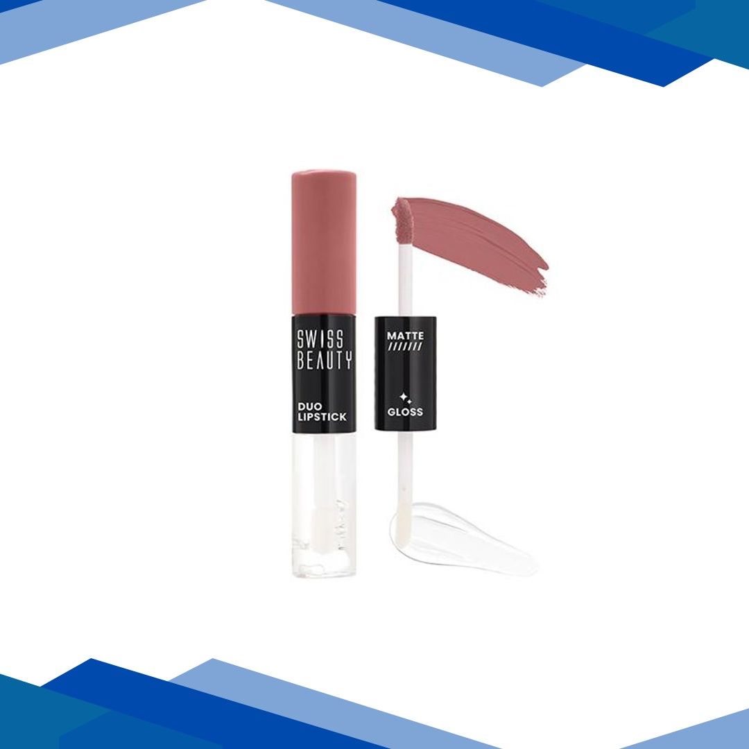 Swiss Beauty Duo Lipstick-Barely Nude 10 ml