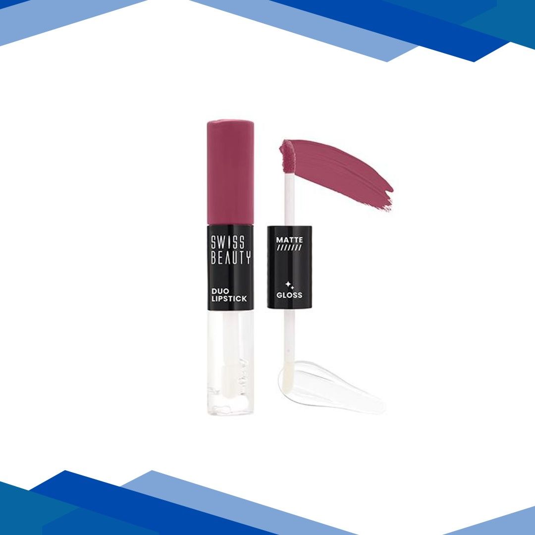 Swiss Beauty Duo Lipstick-Rose Red 10 ml