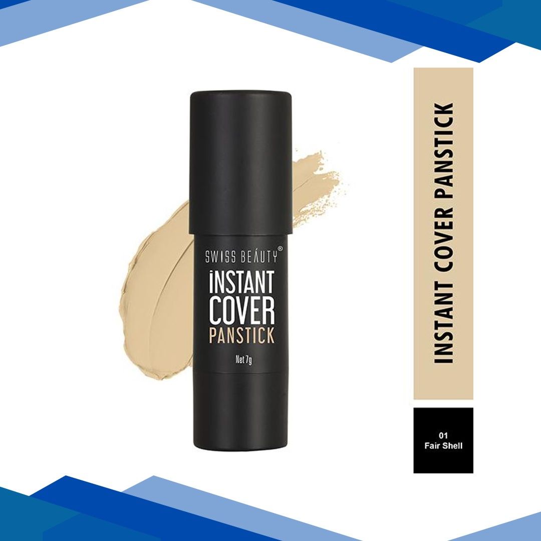 Swiss Beauty Instant Cover Panstick Concealer – (Shell Beige) 7 gm