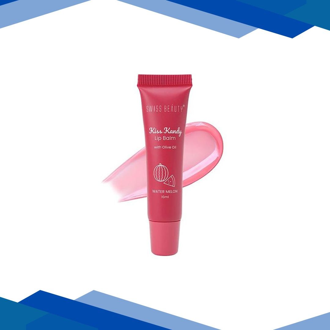 Swiss Beauty Kiss Kandy Lip Balm With Olive Oil, Shade – Water Melon 10 ml