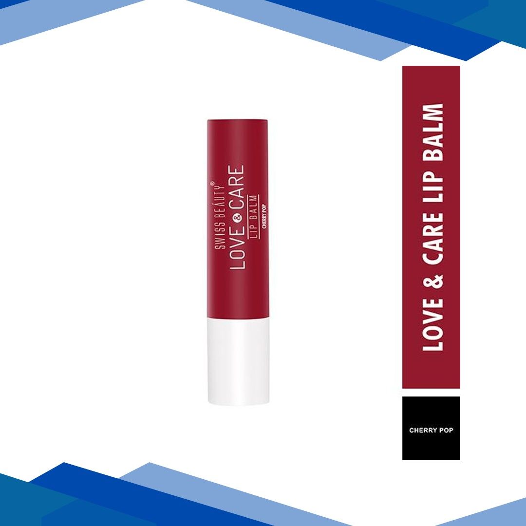 Swiss Beauty Moisturizing Lip Balm, Shade- Cherry Pop 4.5 gm