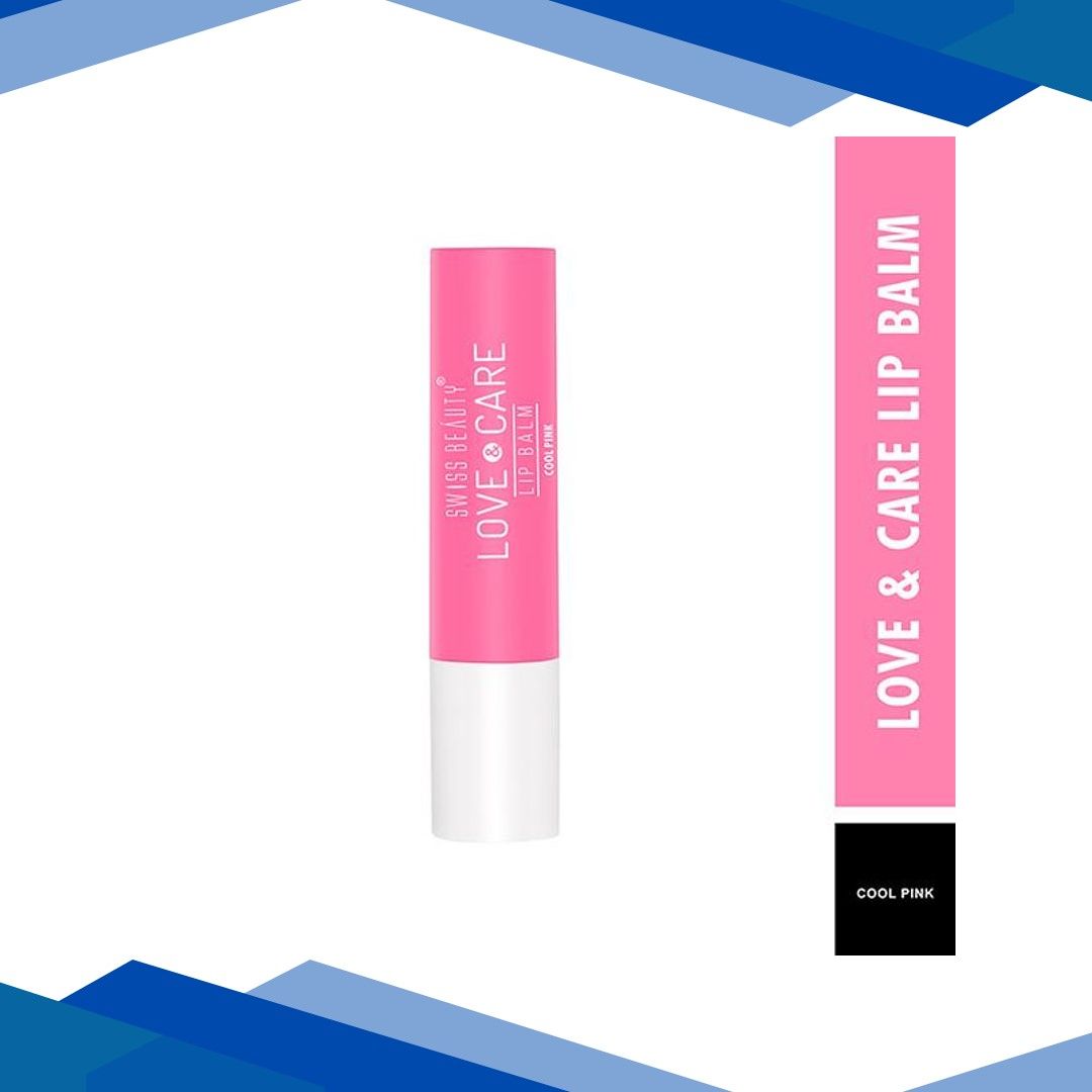 Swiss Beauty Moisturizing Lip Balm, Shade- Cool Pink 4.5 gm