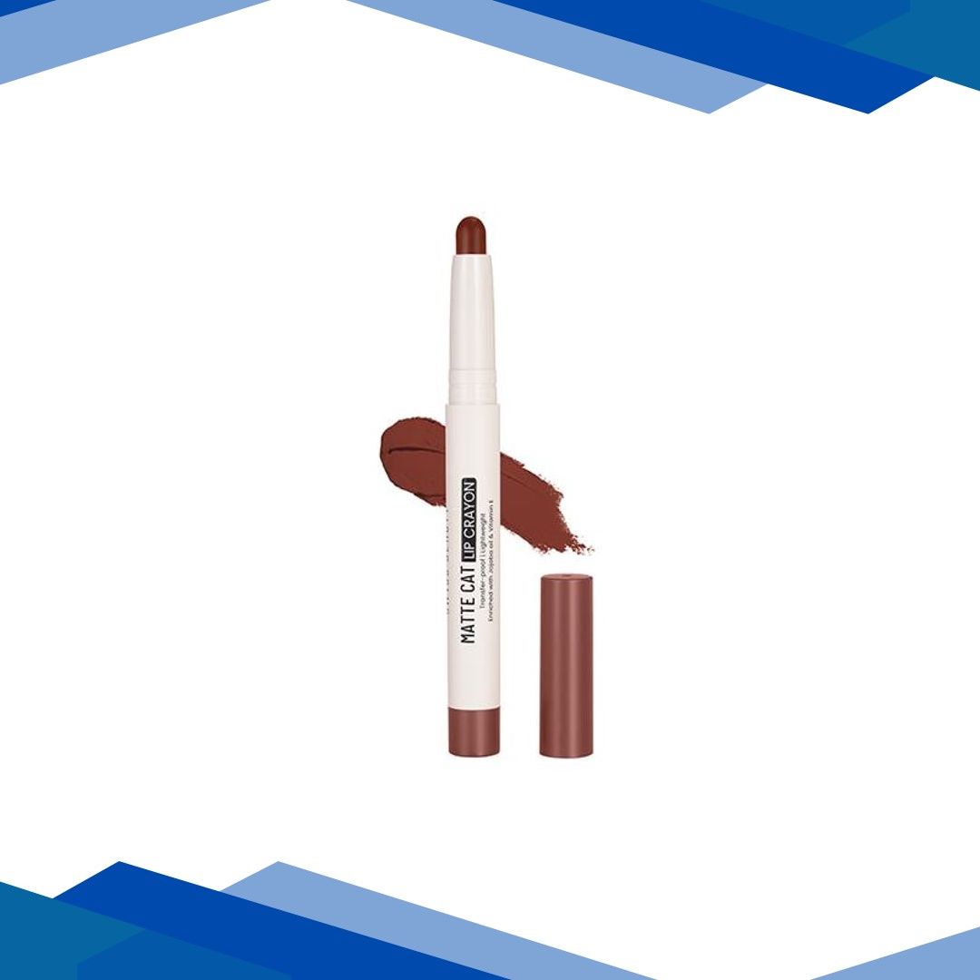 Swiss Beauty Non-Transfer Matte Cat Lip Crayon, Shade – Barn Red 1.5 gm