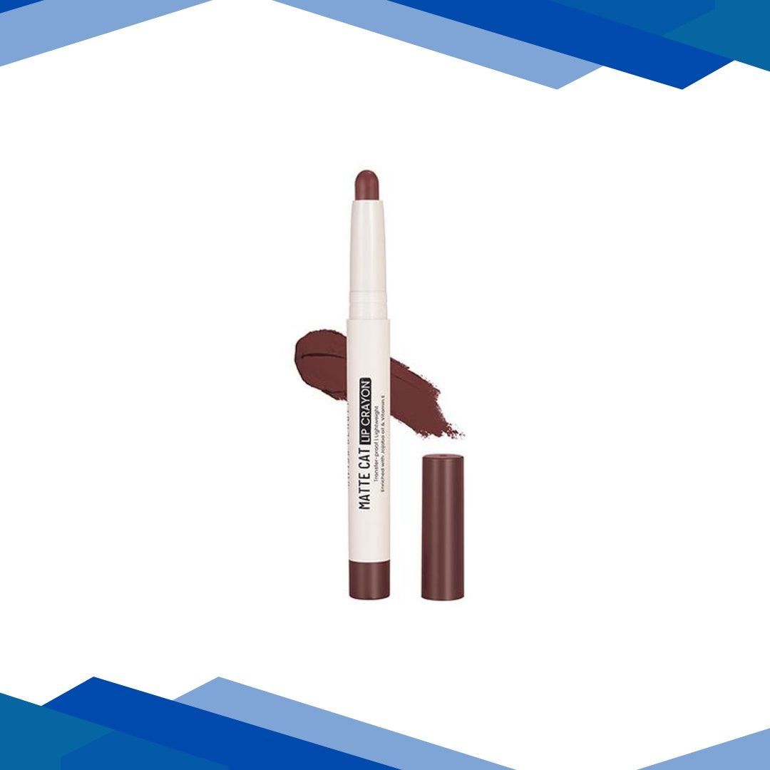 Swiss Beauty Non-Transfer Matte Cat Lip Crayon, Shade – Rustic Almond 1.5 gm